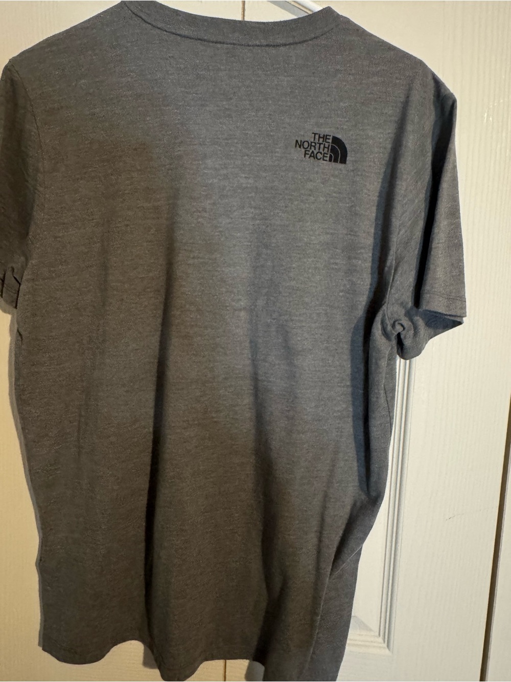 The North Face Men's Heather Gray Short-Sleeve Logo Tee